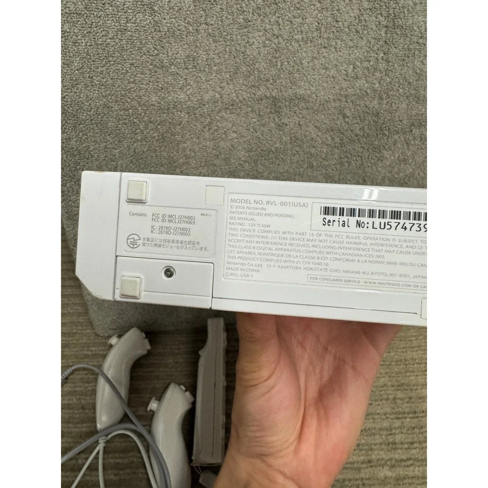 Nintendo Wii Console RVL-001 White Bundle with 19 Games Mario Kart Wii Sports